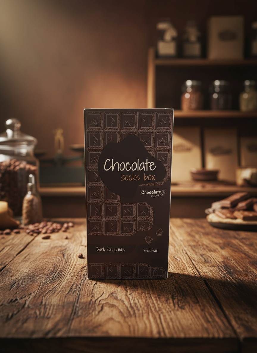 Zocks Choco 🍫 – Calcetines inspirados en tabletas de chocolate