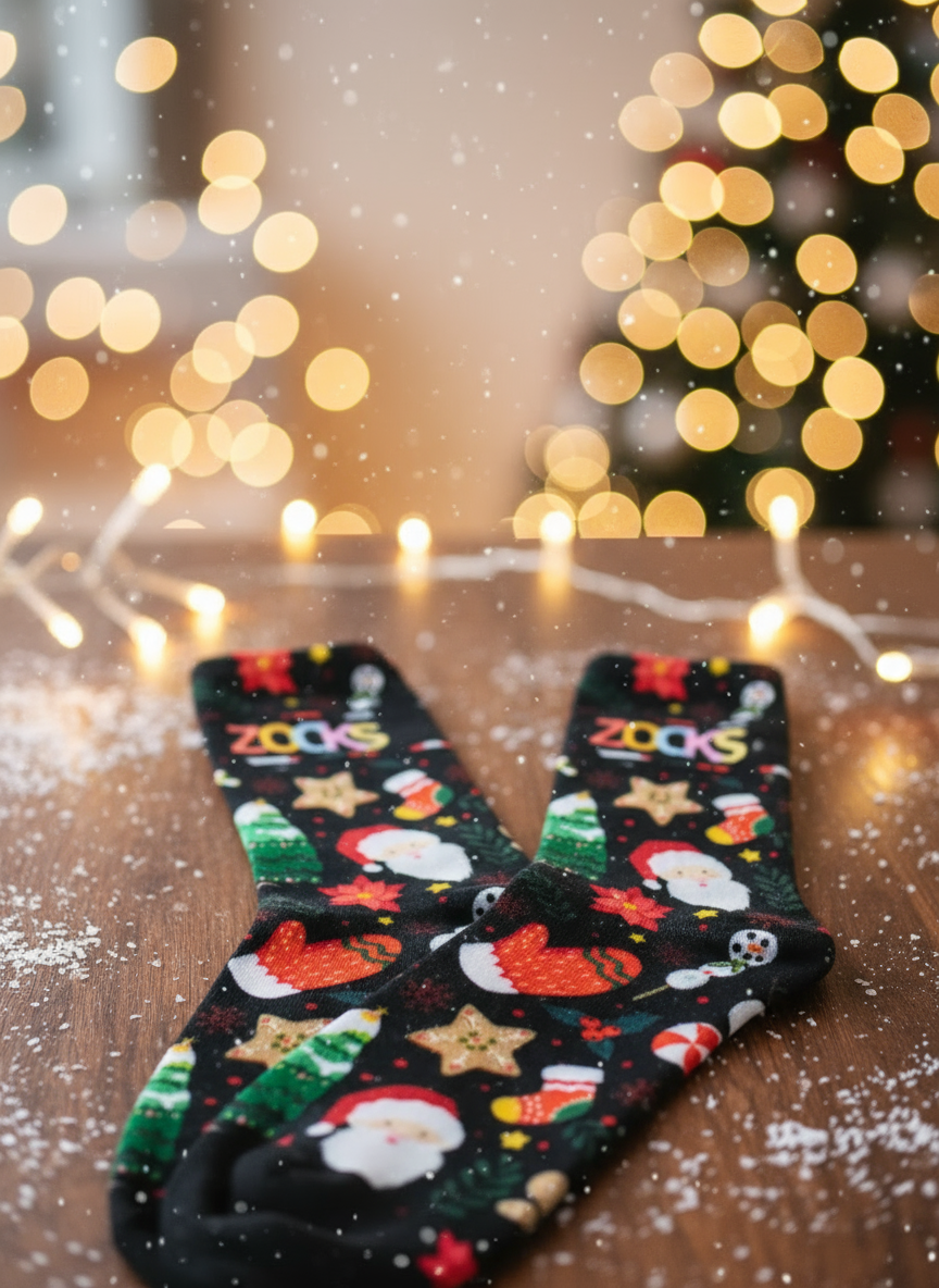 Zocks Navideños 🎄🎅🧦 - 
Calor, color y estilo bajo el árbol🎨